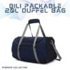 Bili Packable duffel bag